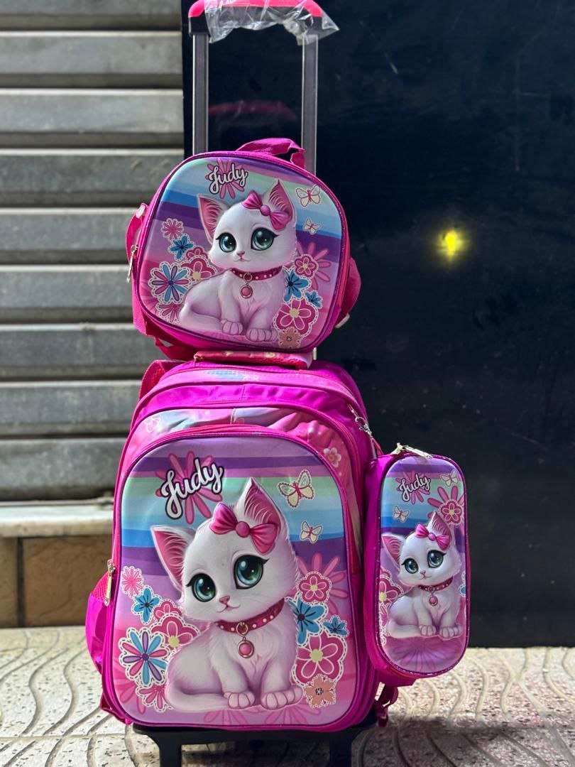 حقيبة ظهر بعجلات 3 قطع