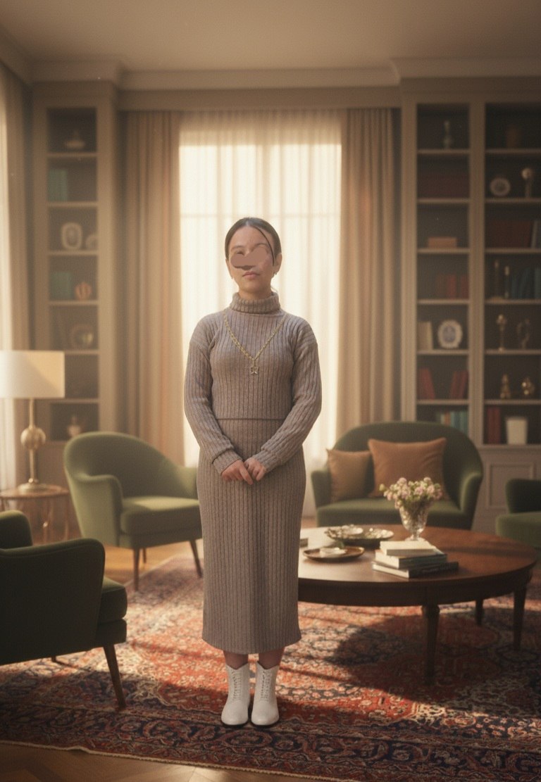 فستان البنات- Ensemble robe et pull #