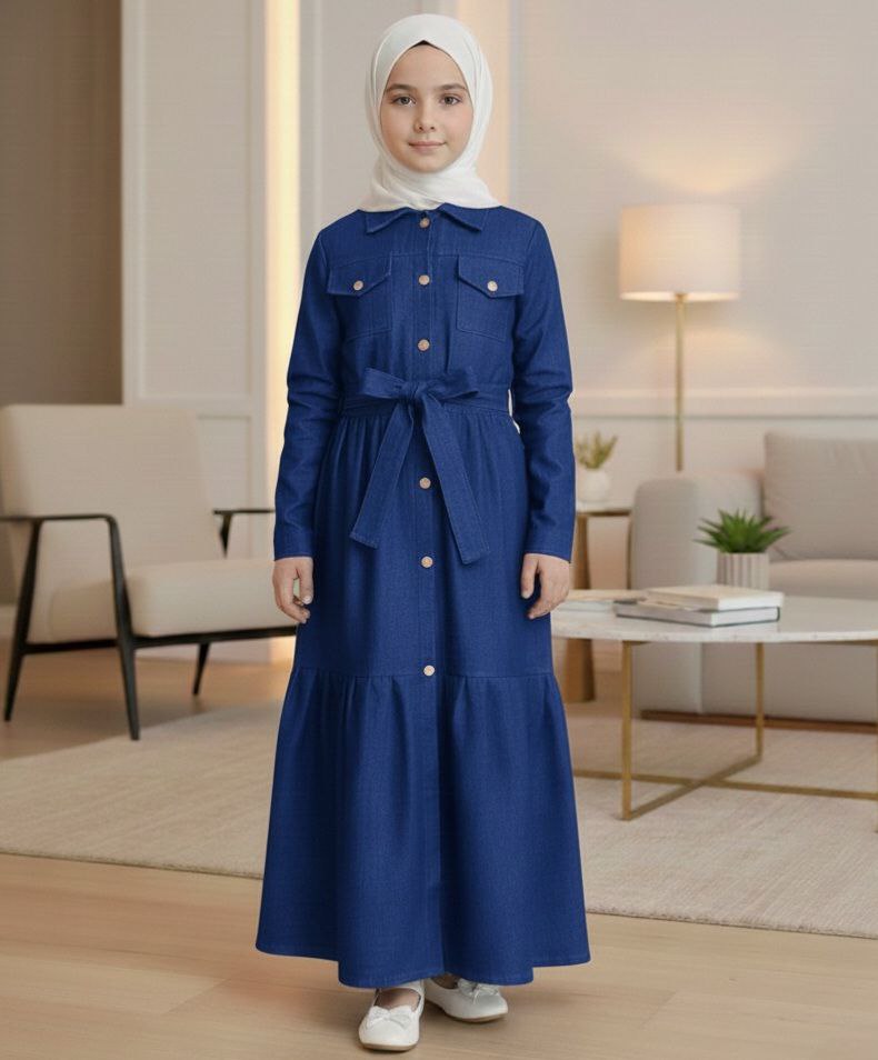 فستان البنات- jeans