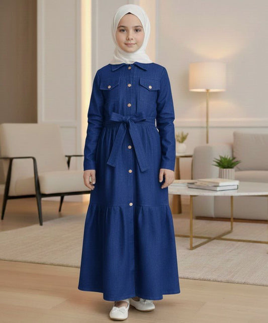 فستان البنات- jeans