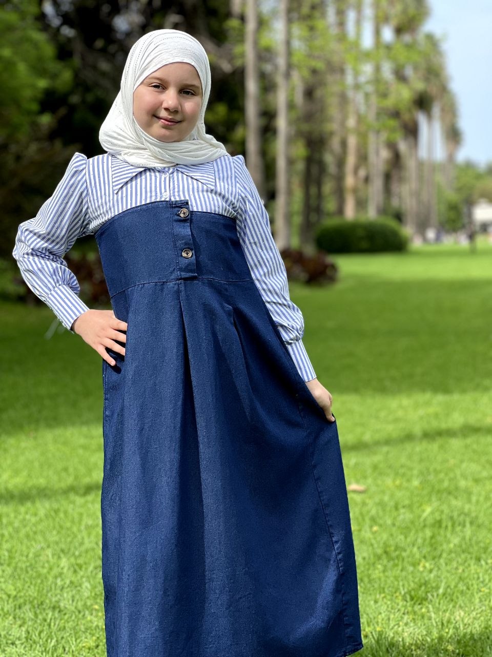 فستان البنات- jeans 🌸
