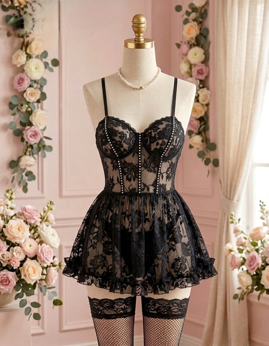 ✨ Ensemble Lingerie 3 Pièces Élégant