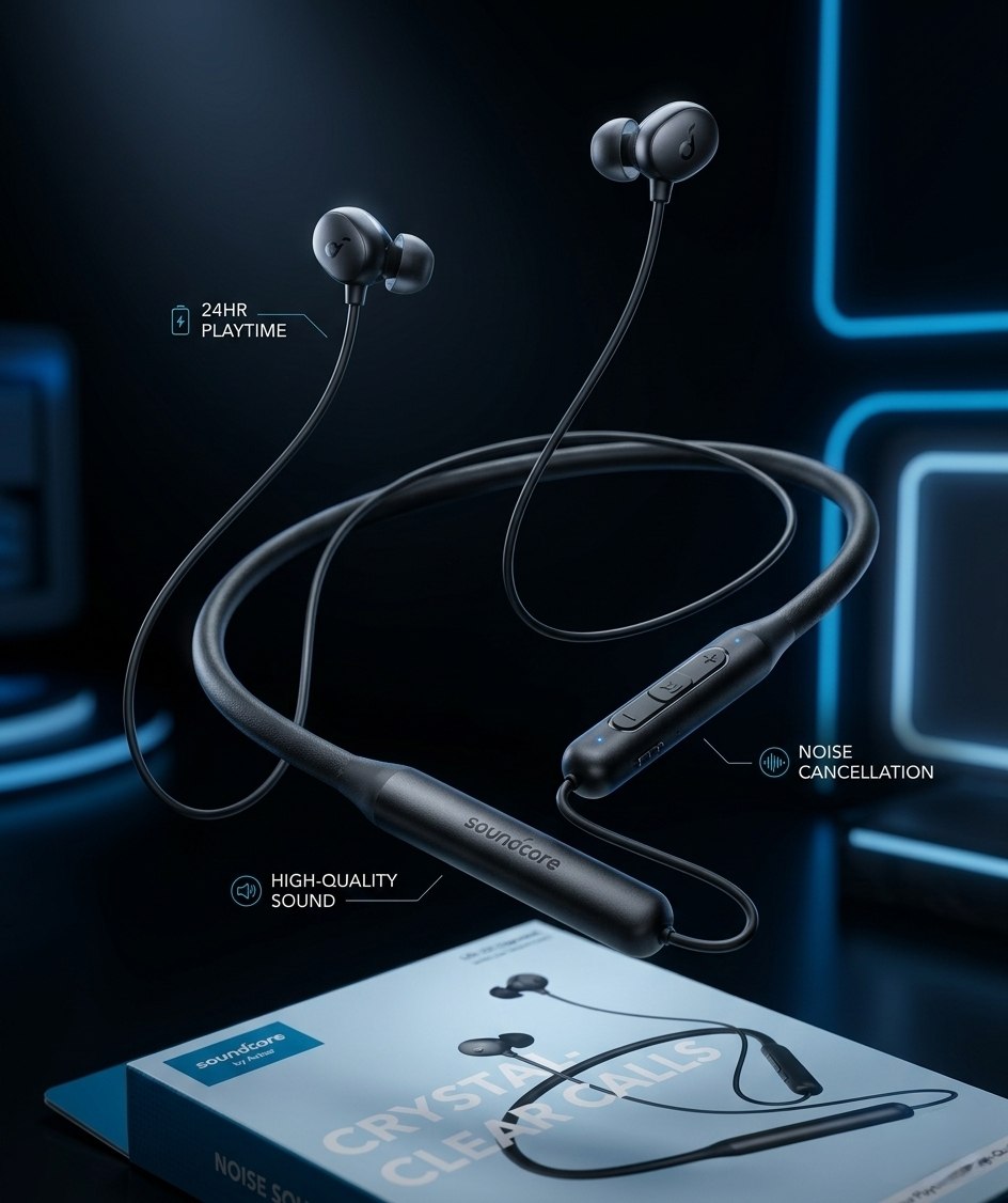 Anker Soundcore Life U2i™ | Premium Wireless Earphones