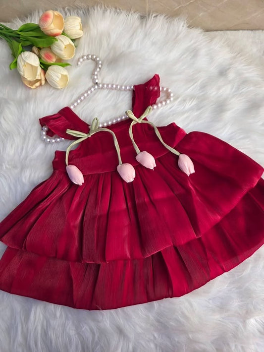 فستان الأميرة توليب 🌷