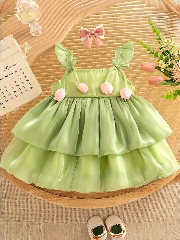 فستان الأميرة توليب 🌷